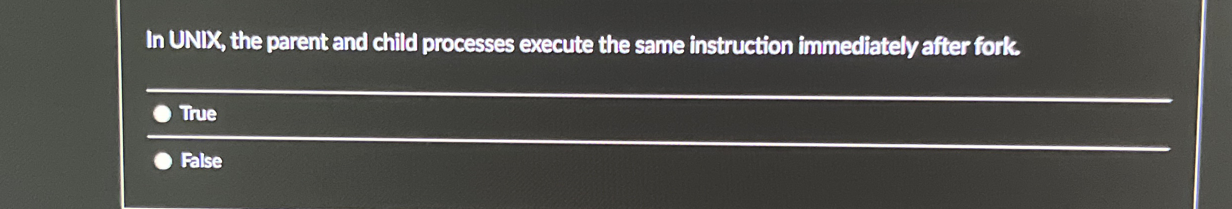 In UNXX, the parent and child processes execute