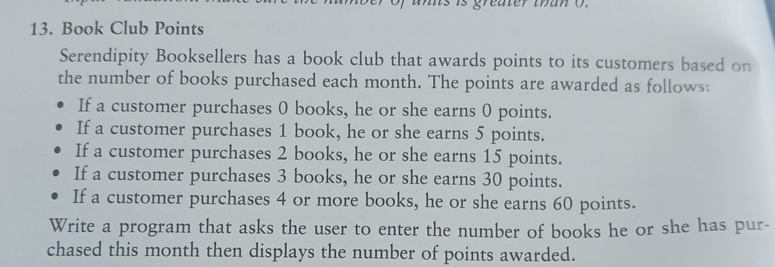 Using devC + + compiler;Book Club Points