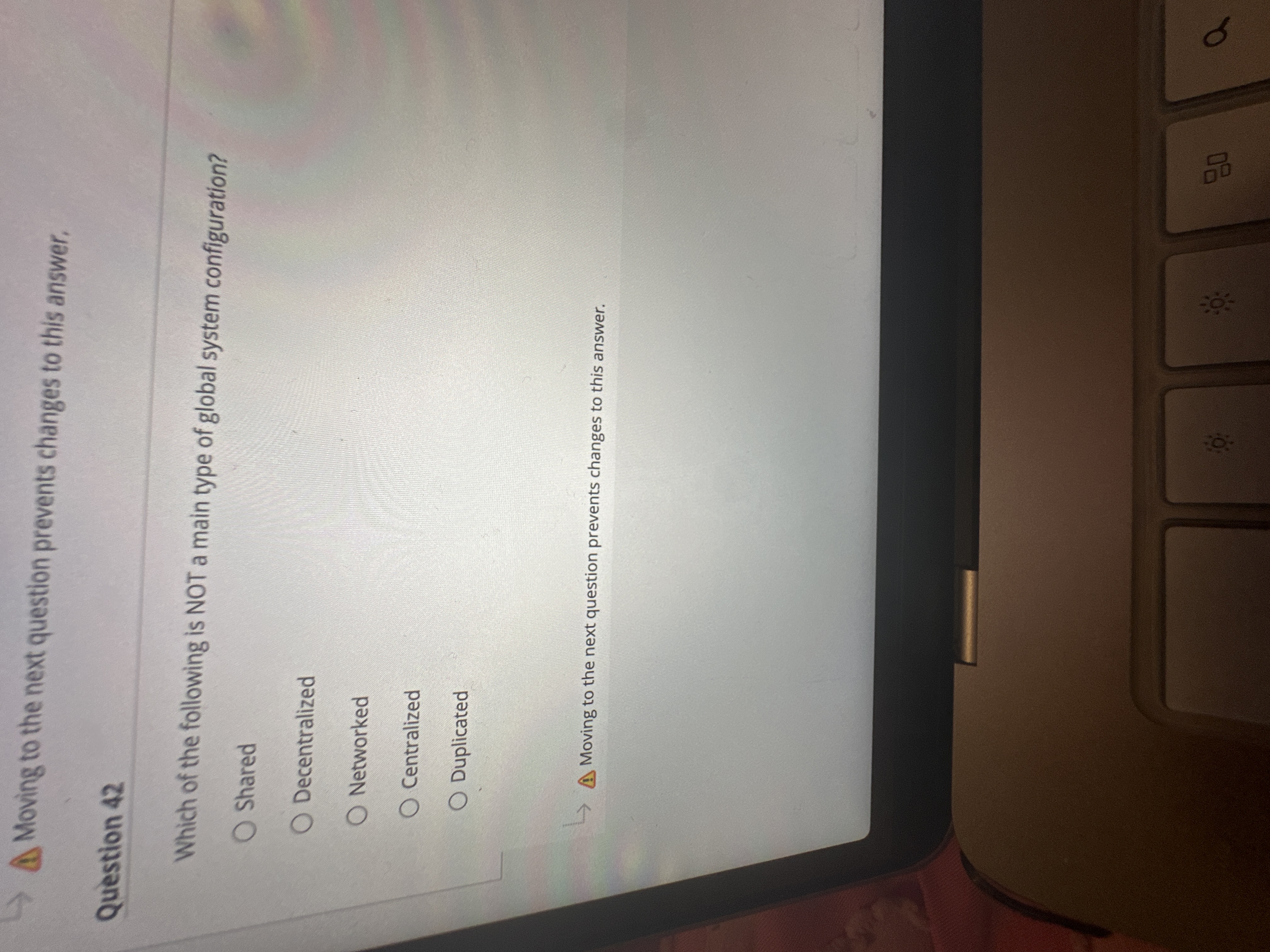 Question 4 2 Which of the following is NOT a main