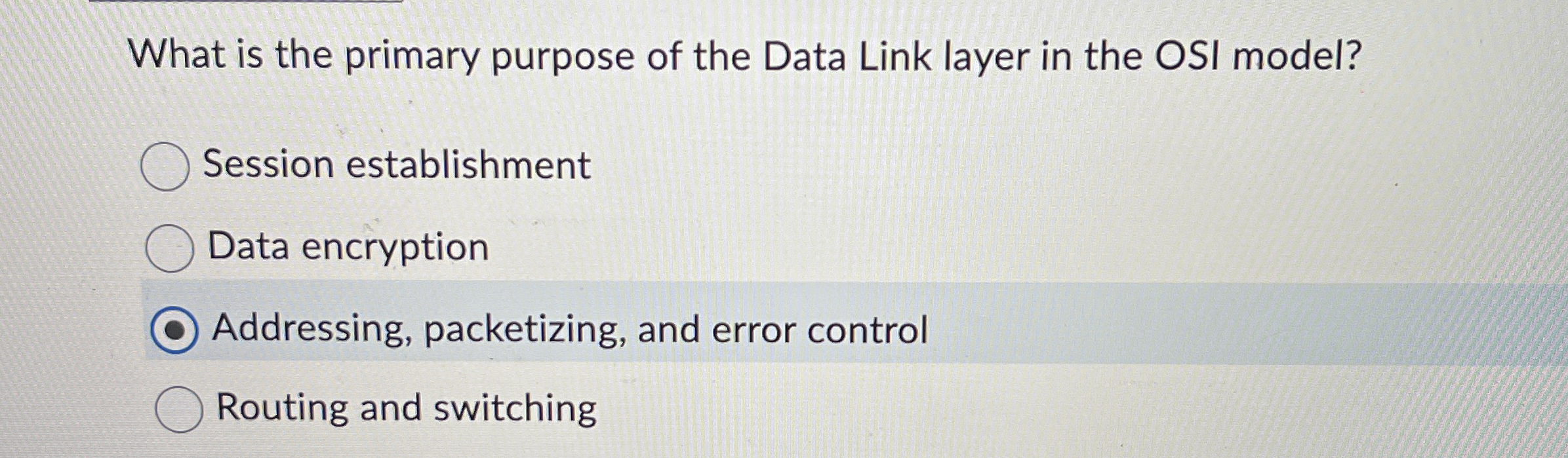 What is the primary purpose of the Data Link