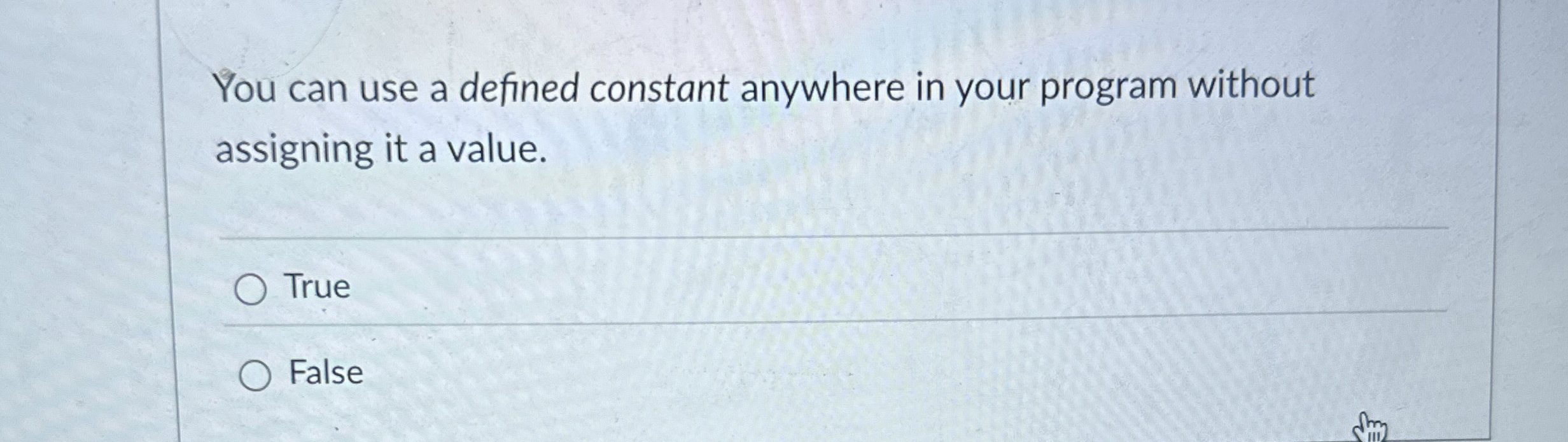 You can use a defined constant anywhere in your