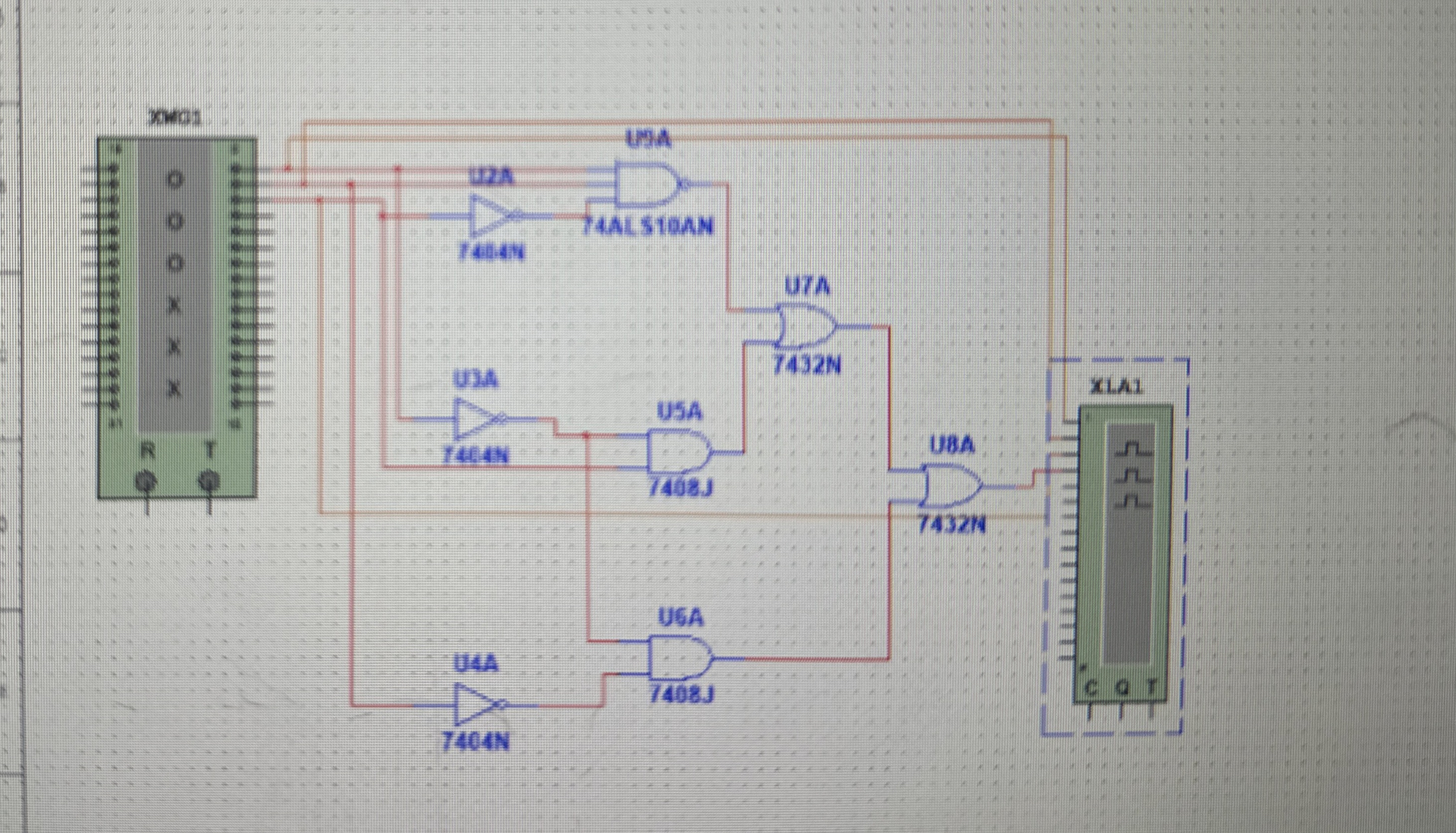 Construct a truth table for the follwing circuit