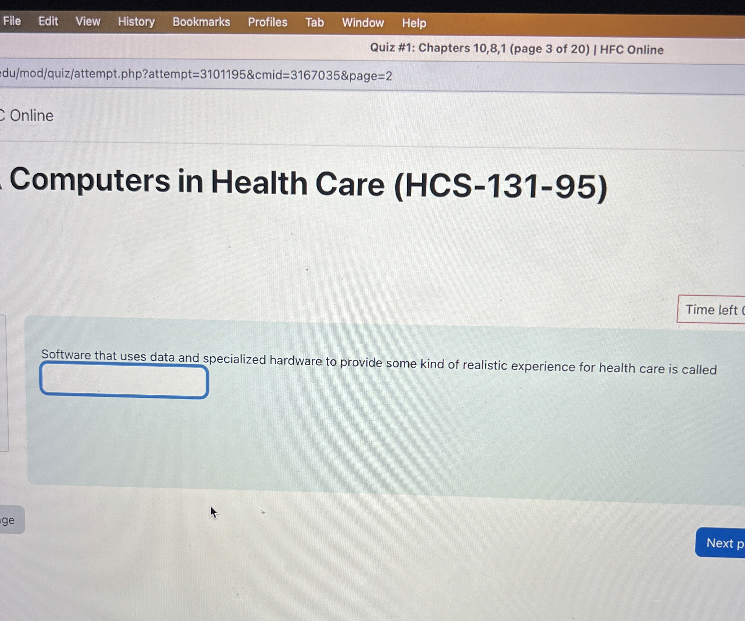 Software that uses data and specialized hardware