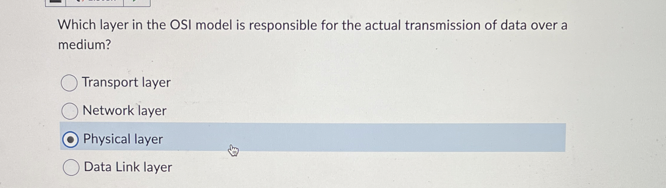 Which layer in the OSI model is responsible for