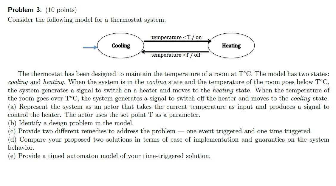 Problem 3 . ( 1 0 points ) Consider the following