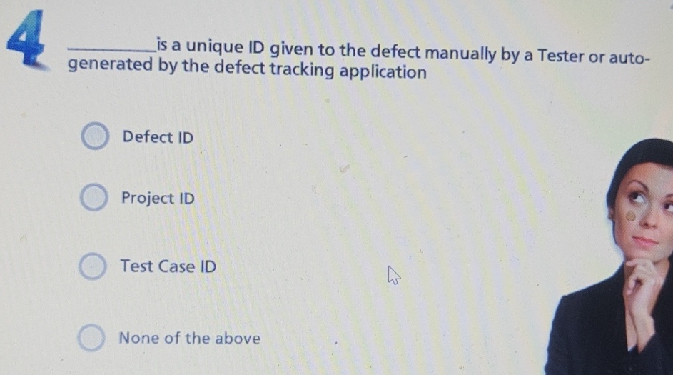 q , is a unique ID given to the defect manually