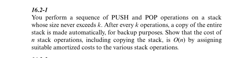 1 6 . 2 - 1 You perform a sequence of PUSH and