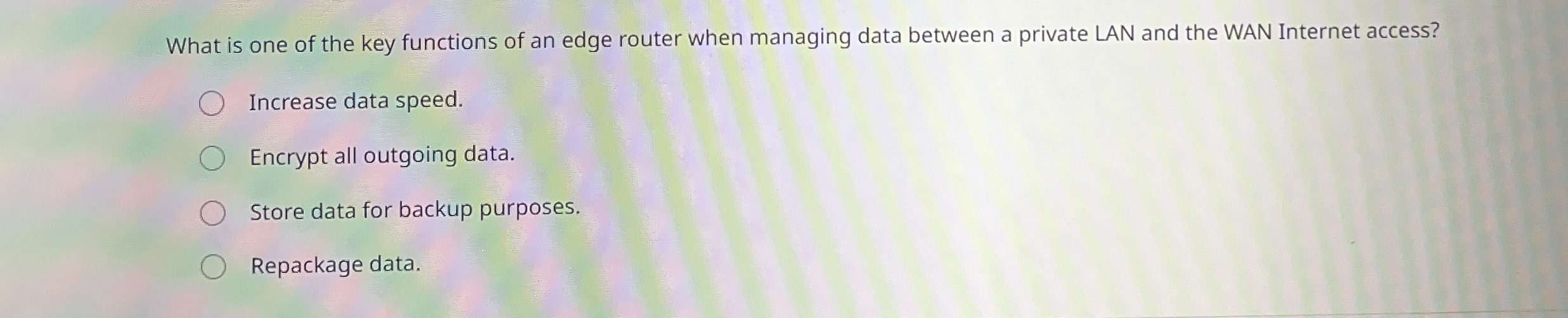 What is one of the key functions of an edge