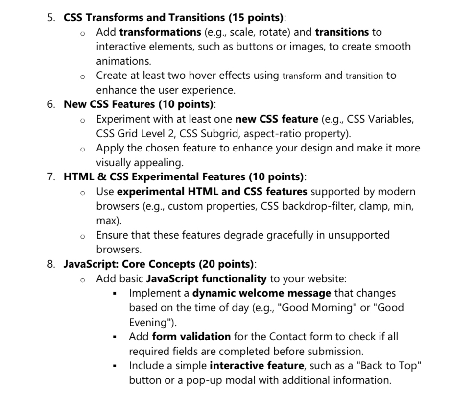 Objective: In this assignment, you will enhance