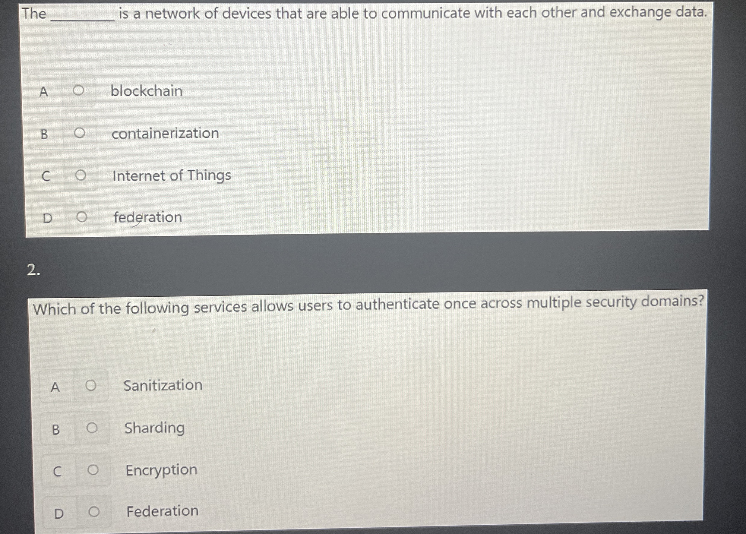 The q , is a network of devices that are able to