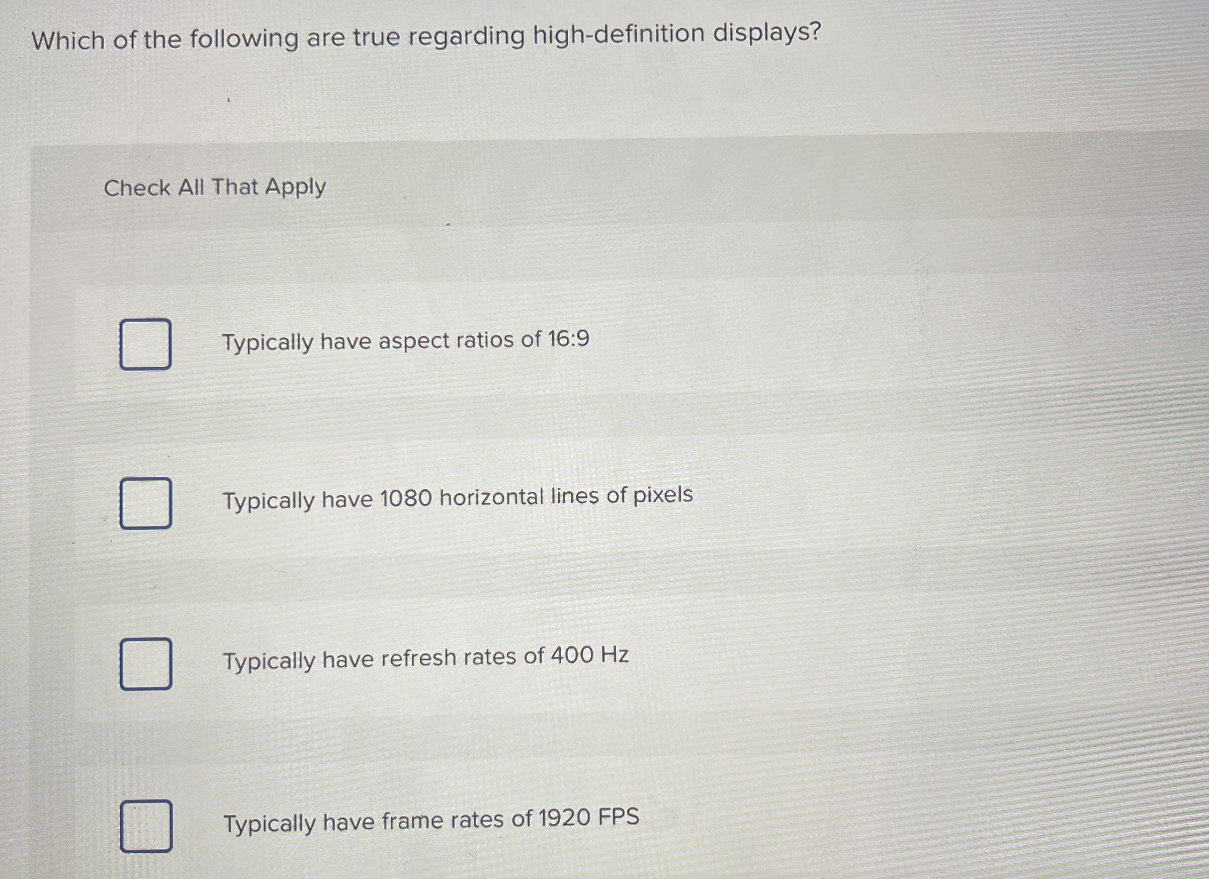 Which of the following are true regarding high -