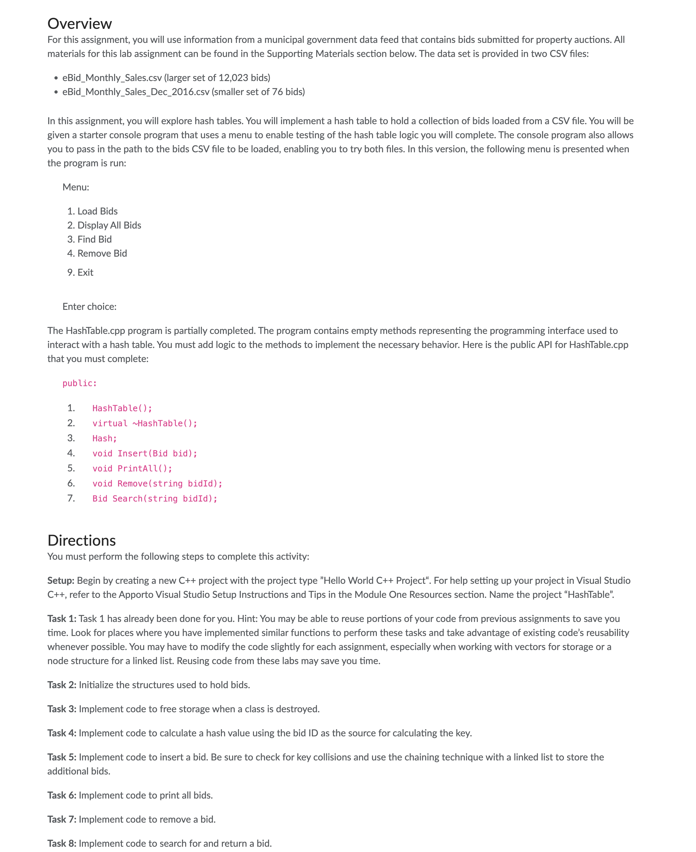 struct Node { Bid bid; unsigned int key; Node *
