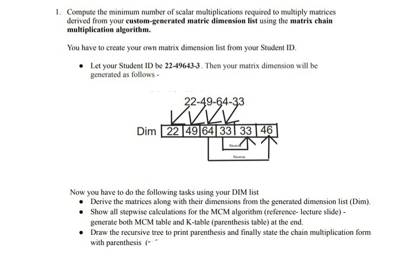 Compute the minimum number of scalar