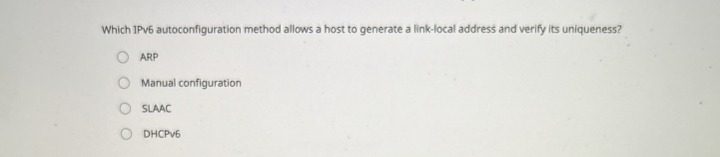 Which IPv 6 autoconfiguration method allows a