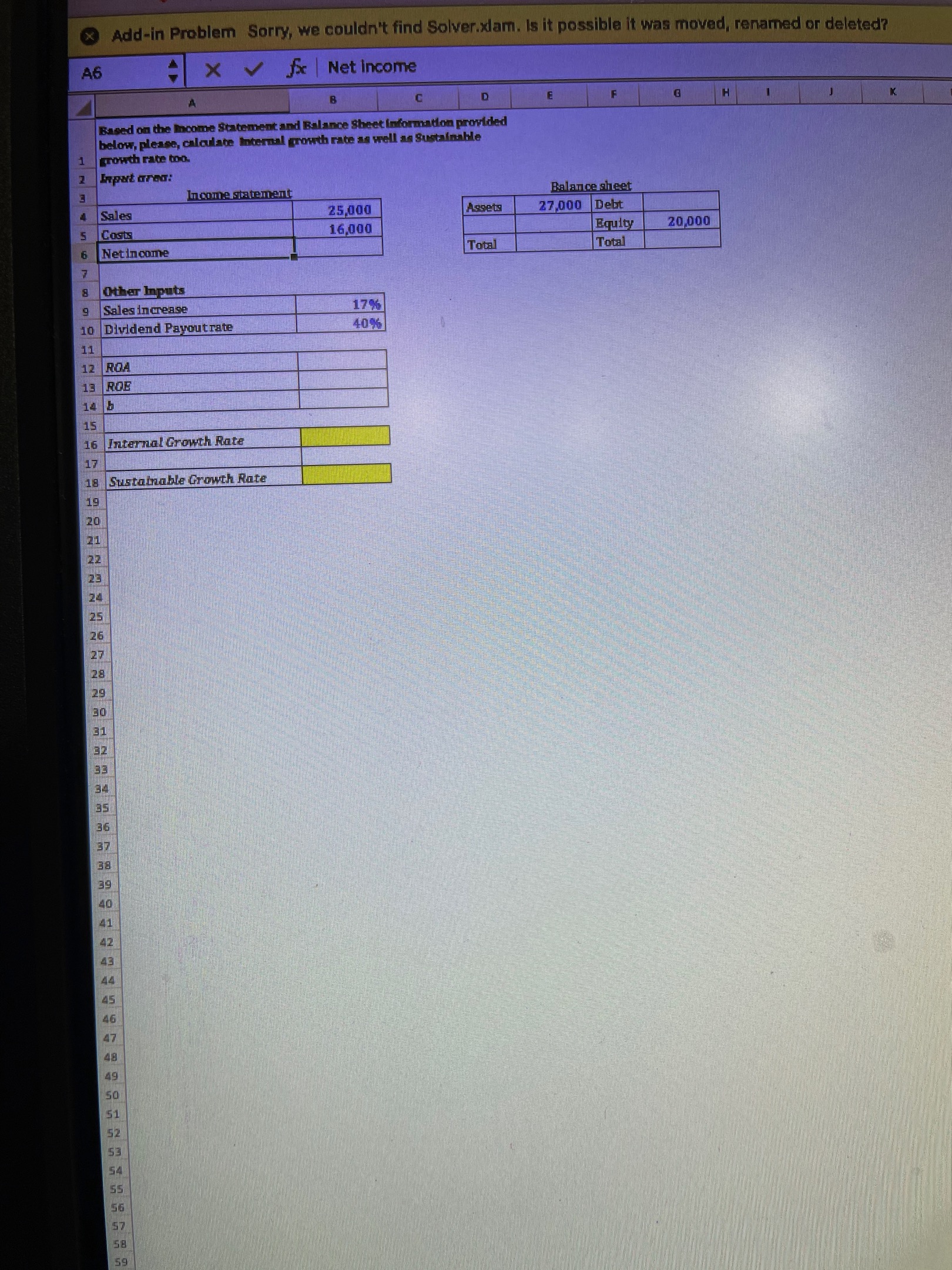 Add-in Problem Sorry, we couldn't find