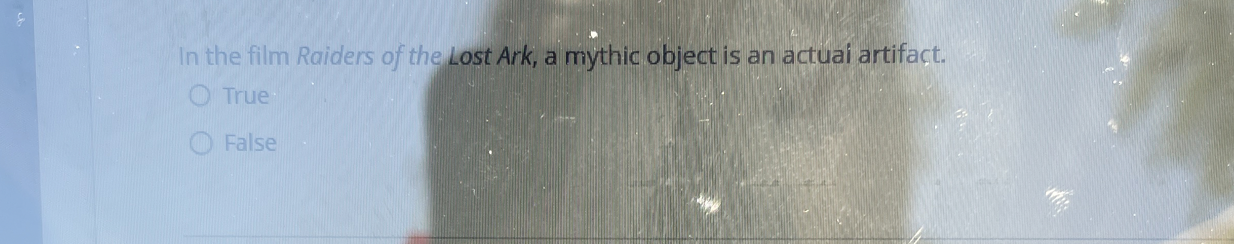 In the film Raiders of the Lost Ark, a mythic