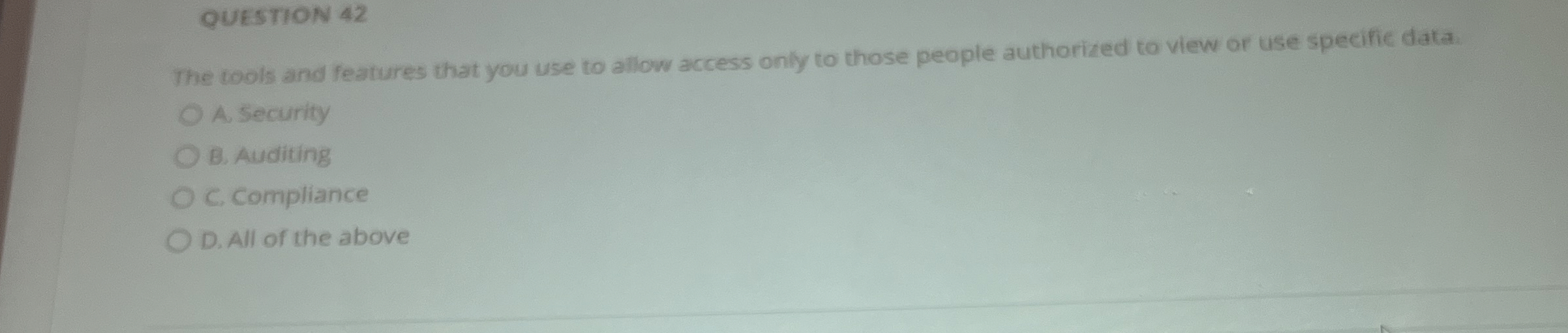 QUESTION 4 2 The cools and features that you use