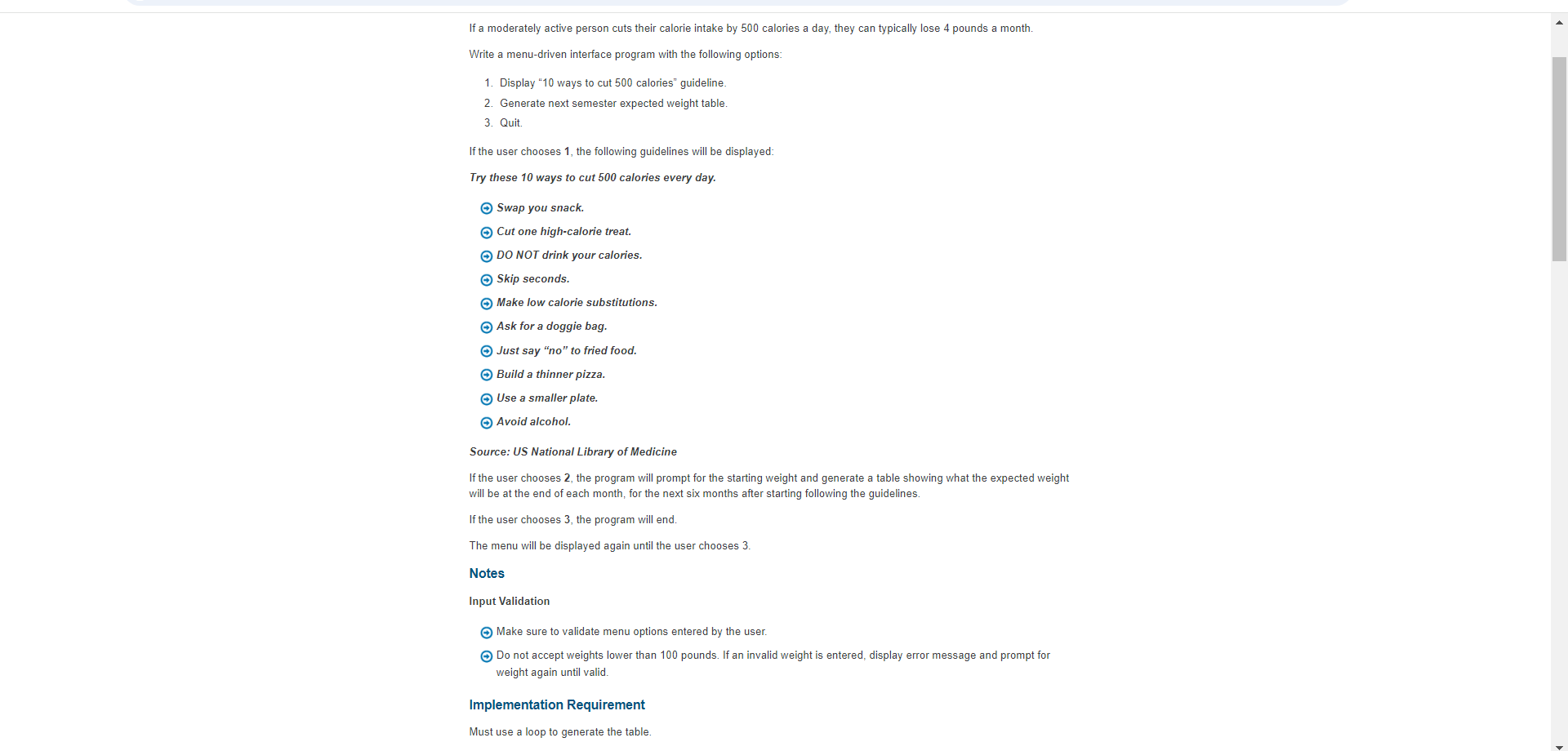 If a moderately active person cuts their calorie