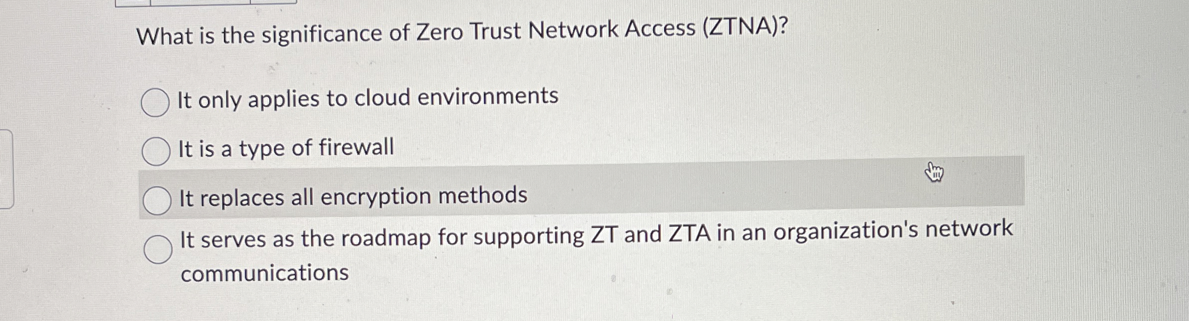 What is the significance of Zero Trust Network