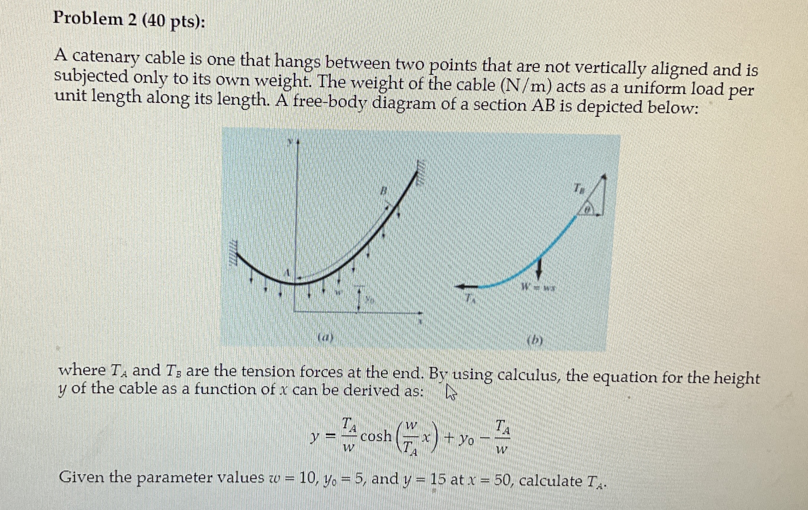 Problem pts ) The equation for a reflected
