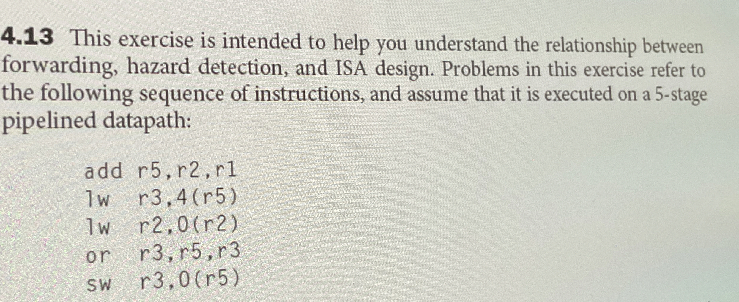 4 . 1 3 This exercise is intended to help you