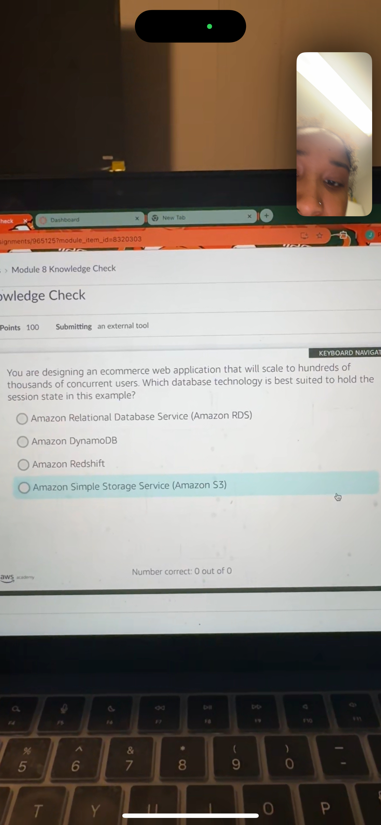 Module 8 Knowledge Check wledge Check Points 1 0