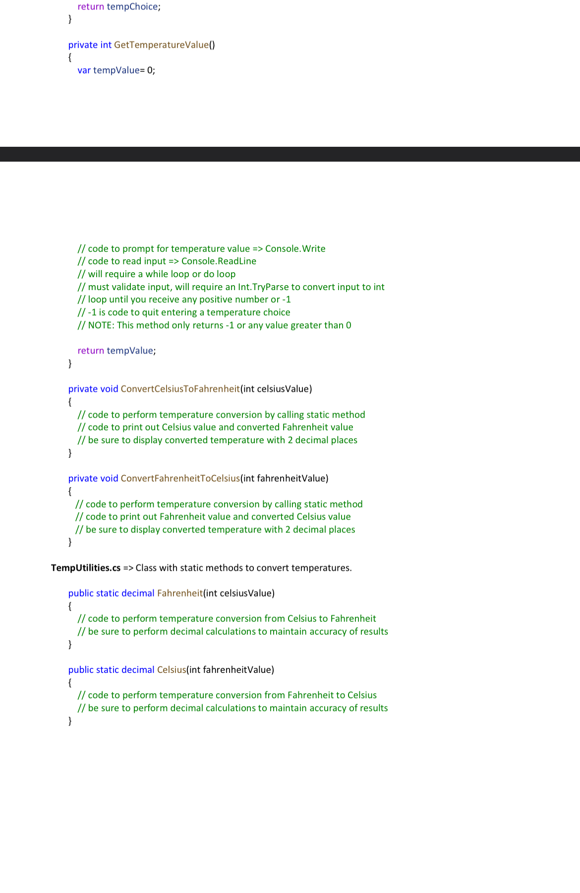 Assignment 6 Guide The goal of this exercise is
