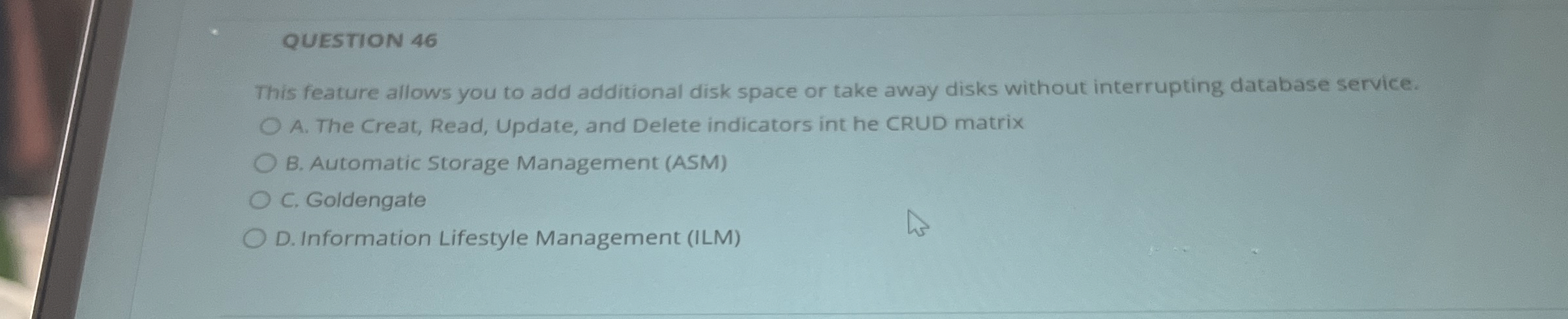 QUESTION 4 6 This feature allows you to add