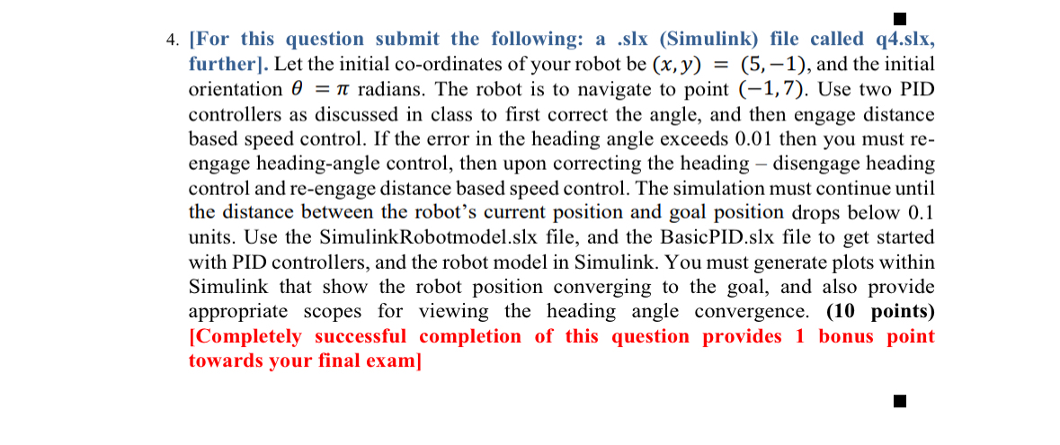 [ For this question submit the following: a . slx