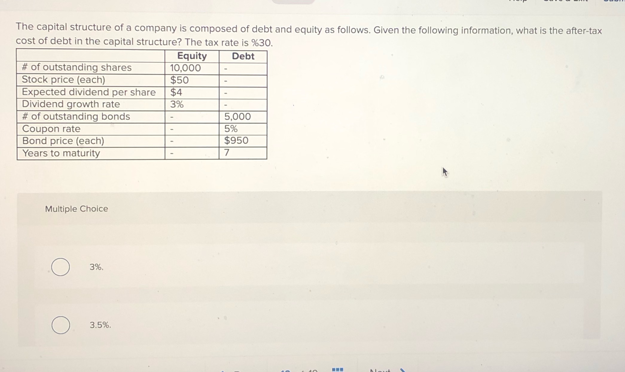 10. Some answers cut off in multiple choice