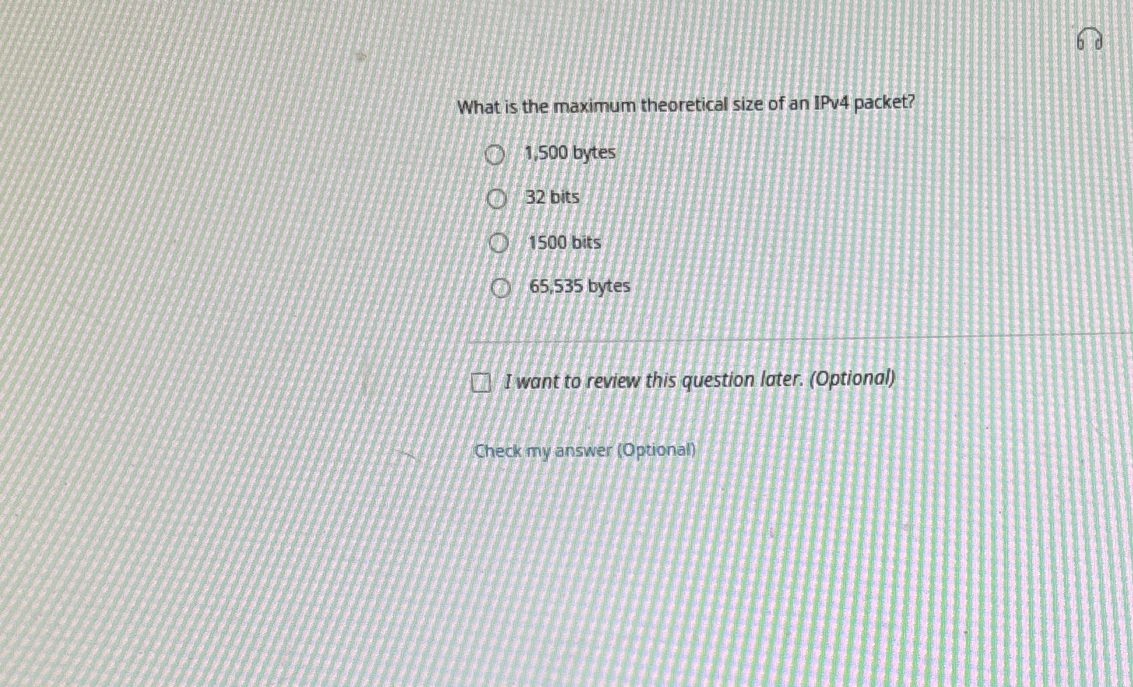 What is the maximum theoretical size of an IPv 4
