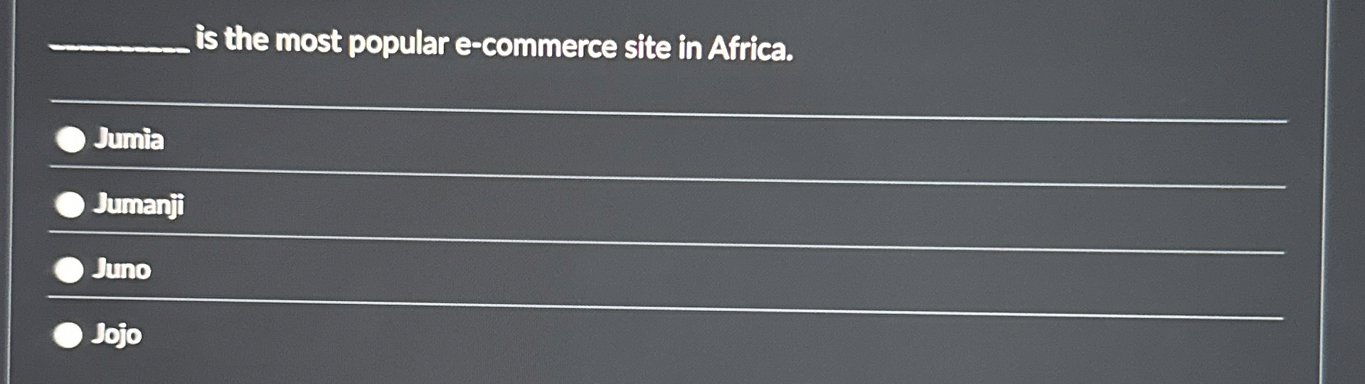 q , is the most popular e - commerce site in