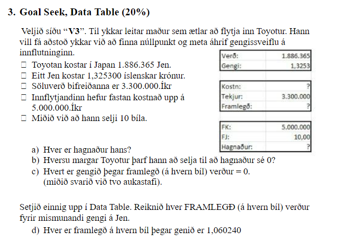 Question 1 a) PMT: John and Gunnar intend to buy