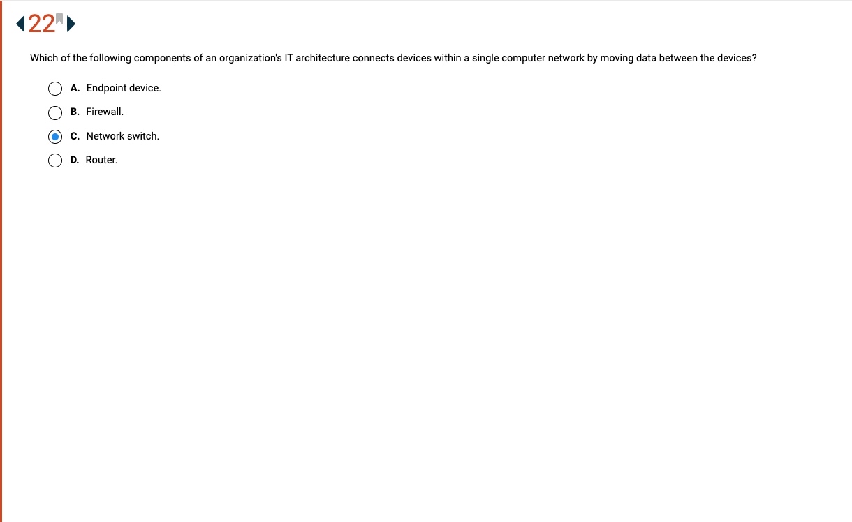 ( 2 2 " Which of the following components of an