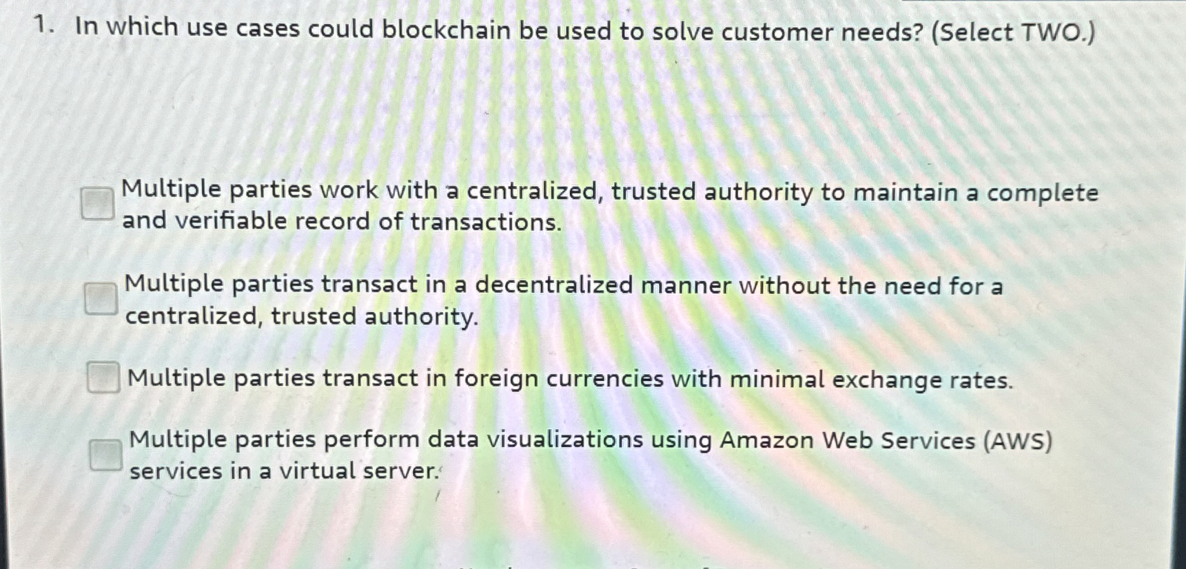 In which use cases could blockchain be used to