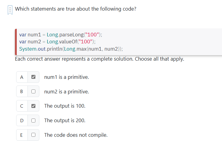 Which statements are true about the following