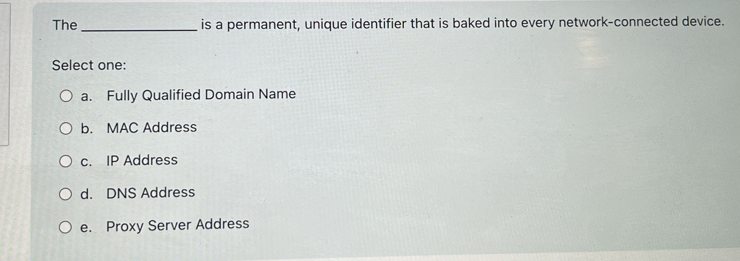 The is a permanent, unique identifier that is