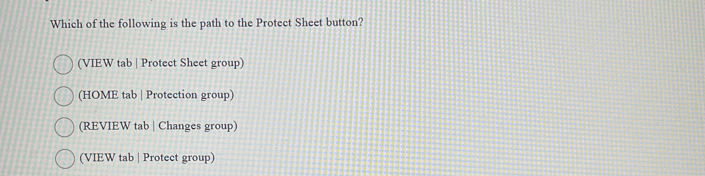 Which of the following is the path to the Protect