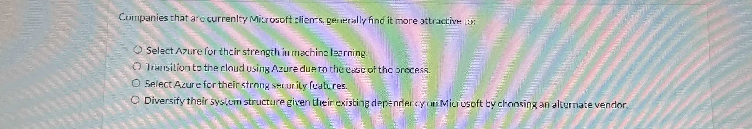 Companies that are currenlty Microsoft clients,