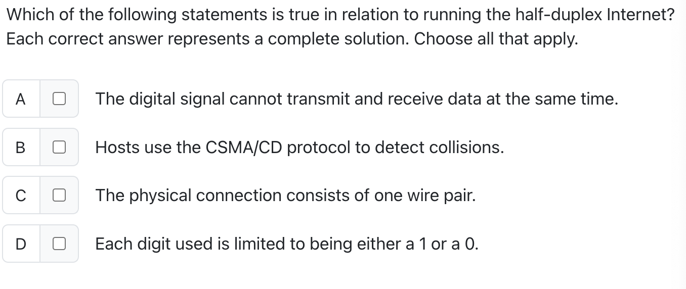 Which of the following statements is true in