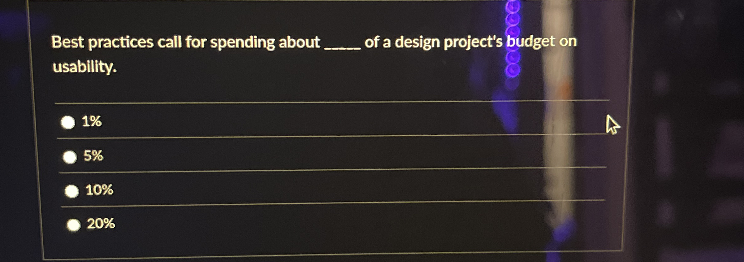 Best practices call for spending about of a