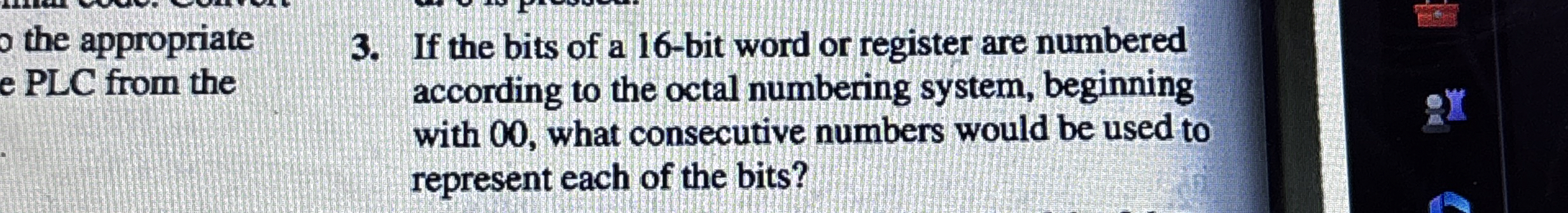 0 the appropriate e PLC from the If the bits of a