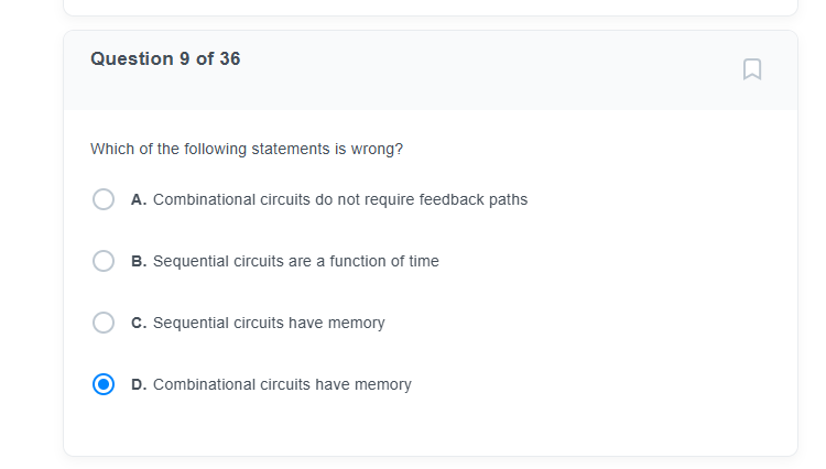 Question 9 of 3 6 Which of the following