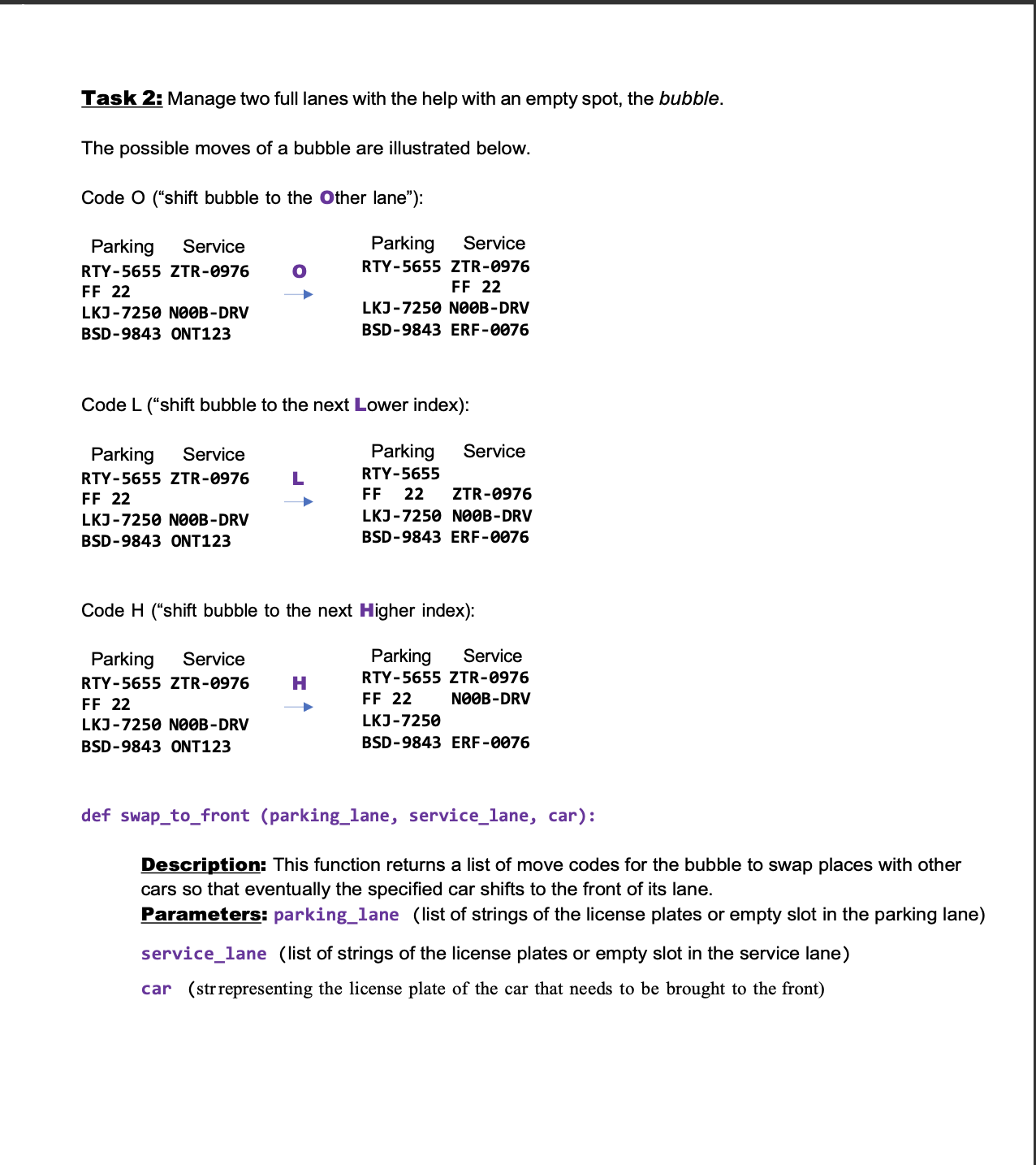 Task 2 : Manage two full lanes with the help with