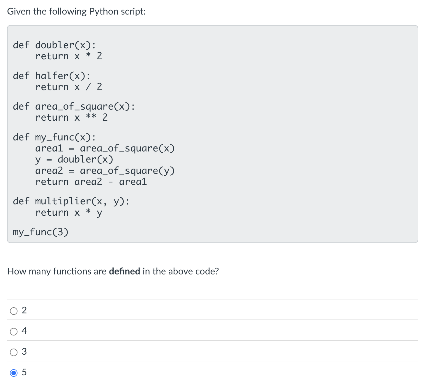Given the following Python script: def doubler (