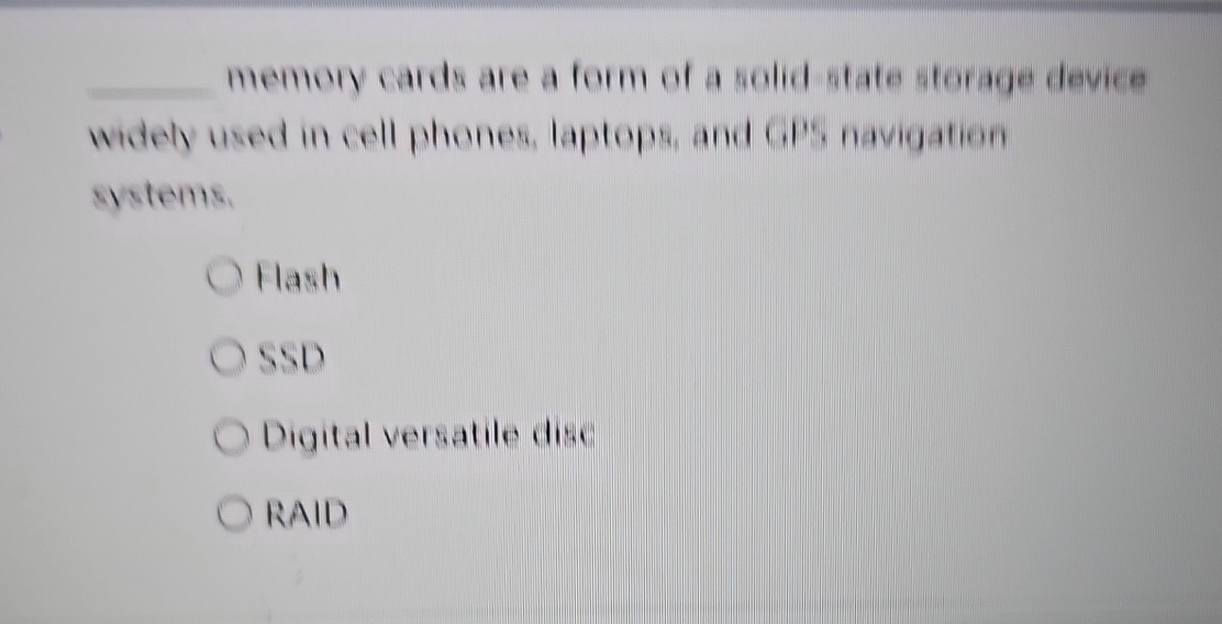 q , memony cands are a form of a solid state