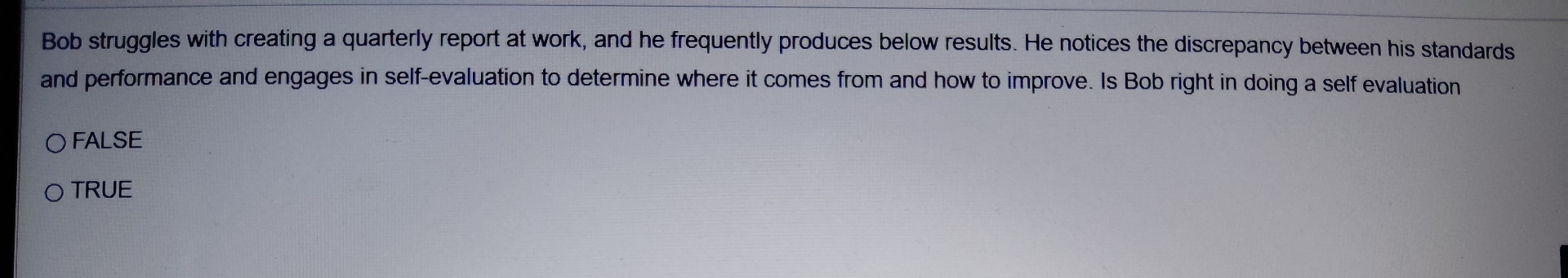 Bob struggles with creating a quarterly report at