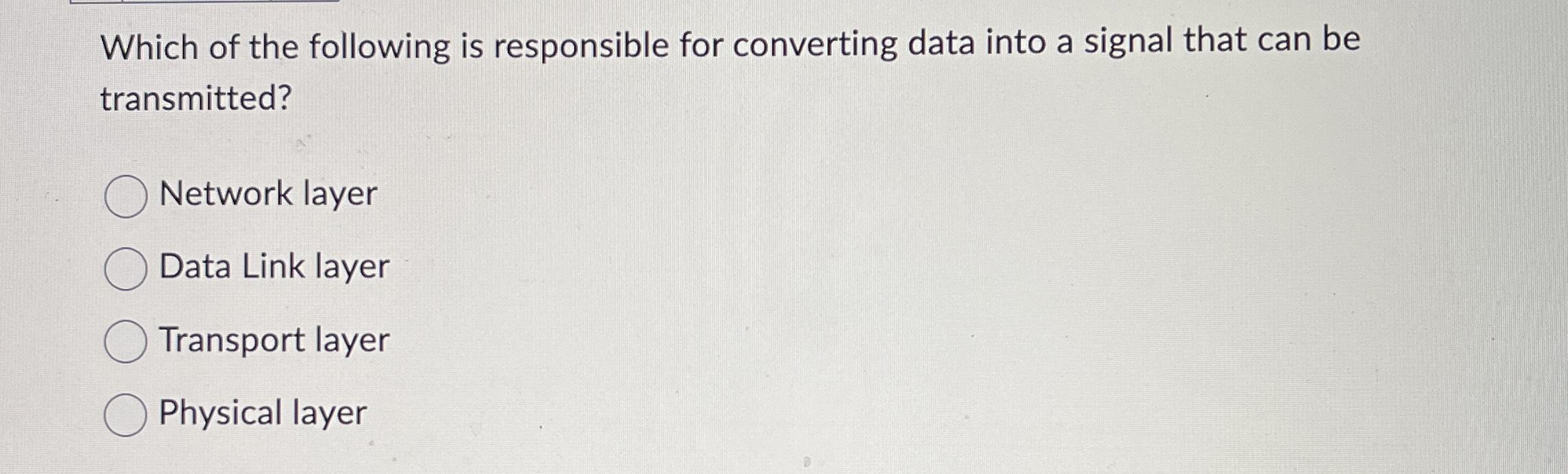 Which of the following is responsible for
