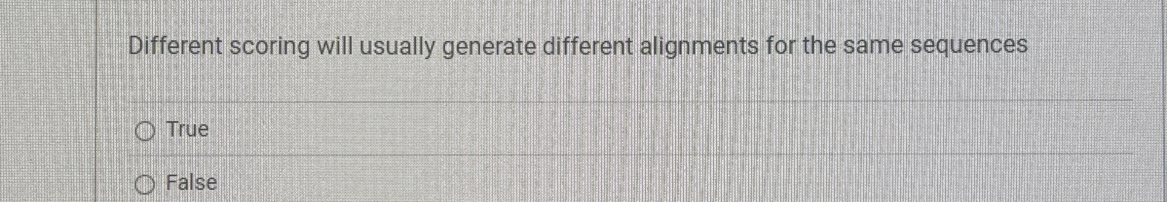 Different scoring will usually generate different