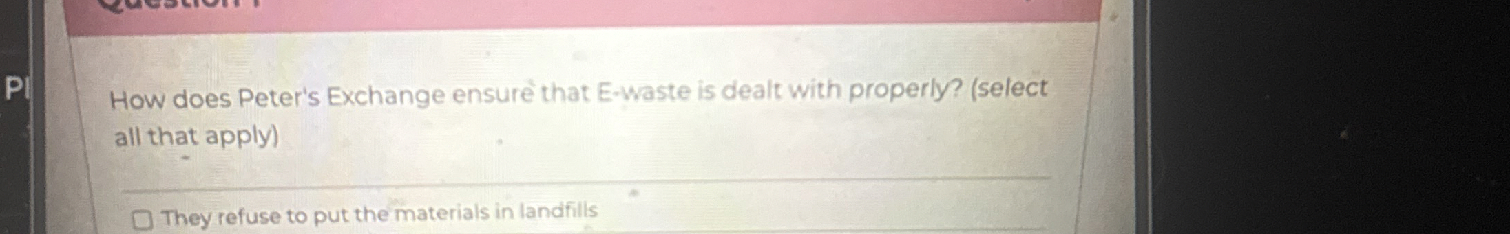 Pi How does Peter's Exchange ensure that E -